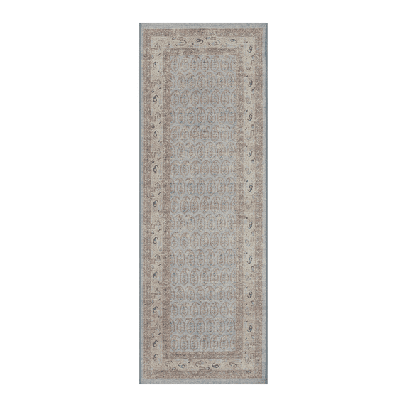 Better Homes & Gardens Blue Paisley Indoor 2.5' x 7' Runner Rug