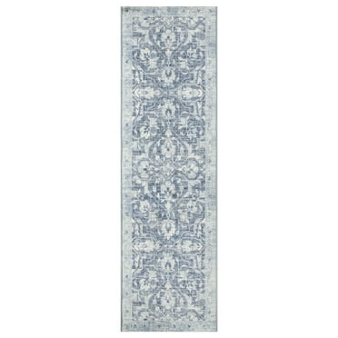 Better Homes & Gardens Blue Persian Non-Skid Indoor 2' x 7' Runner Rug