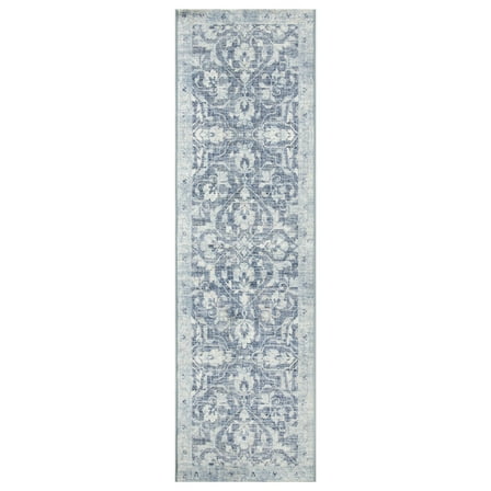 Better Homes & Gardens Blue Persian Non-Skid Indoor 2' x 7' Runner Rug
