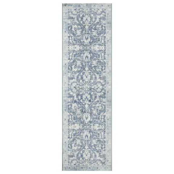 Better Homes & Gardens Blue Persian Non-Skid Indoor 2' x 7' Runner Rug
