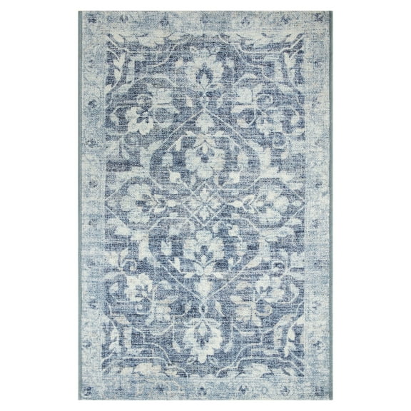 Better Homes & Gardens Blue Persian Non-Skid Indoor 30" x 46" Accent Rug