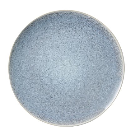 Better Homes & Gardens Blue Reactive Linette Round Stoneware Dinner Plate