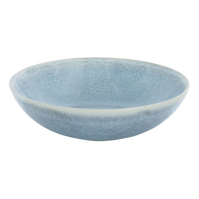 Better Homes & Gardens Blue Reactive Linette Stoneware Dinner Bowl ...