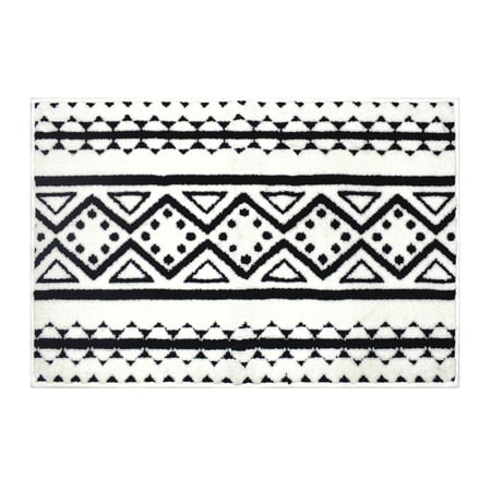 Better Homes & Gardens Boho Chic Polyester Bath Rug, 21" x 34"