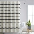 Better Homes & Gardens Boho Chic Shower Curtain, off-white/Rich Black ...