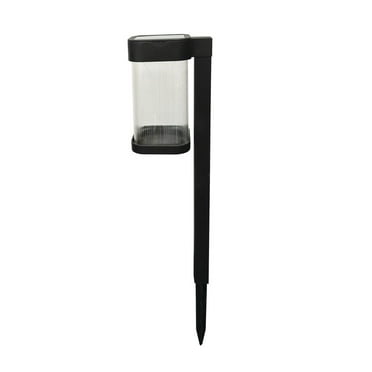 Better Homes & Gardens Braylee Solar Powered Black Landscape LED Pathway Downlight, 20 Lumens