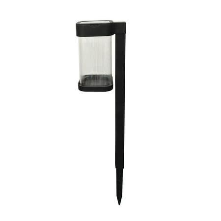 Better Homes & Gardens Braylee Solar Powered Black Landscape LED Pathway Downlight, 20 Lumens