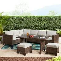 Better Homes Gardens Brookbury 5 Piece Wicker Sectional Dining Set only 498.00 eDealinfo