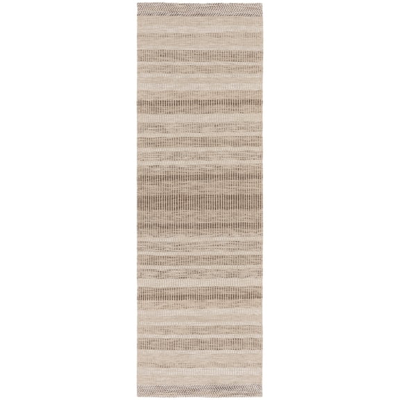 Better Homes & Gardens Brown Striped Lisa Runner Rug, 2'6"x8'