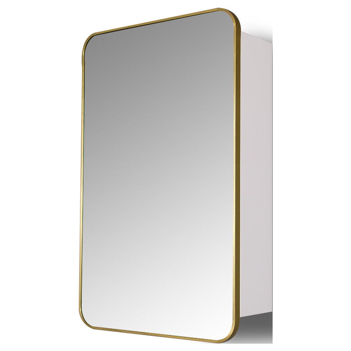 Better Homes & Gardens Brushed Golden Aluminum Frame Wall Mount Mirror ...