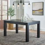 Better Homes & Gardens Bryant 58.5 in Rectangle Solid Wood Construction Dining Table, Charcoal - Walmart.com