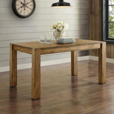 Better Homes & Gardens Bryant Solid Wood Dining Table, Rustic Brown