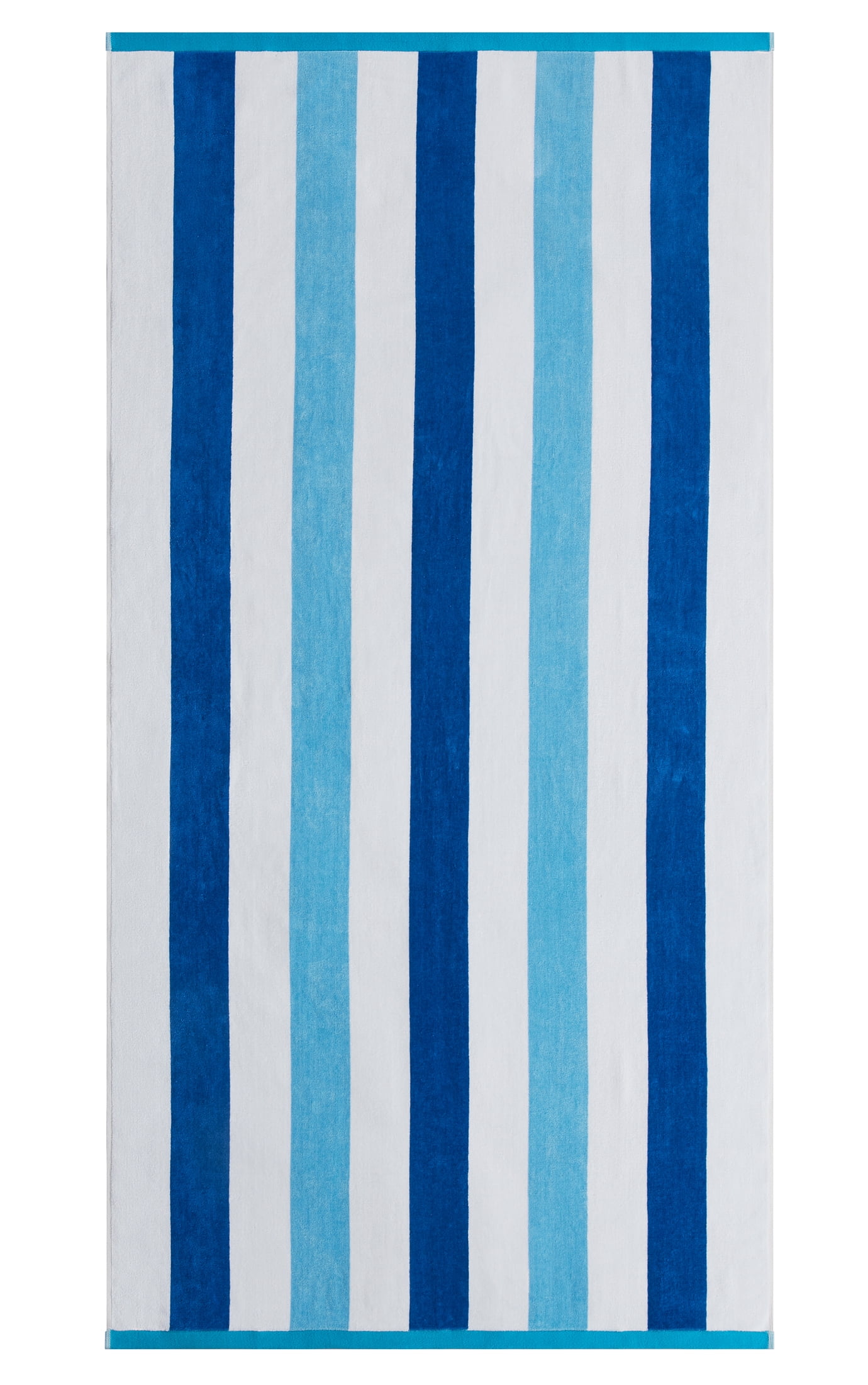 Better Homes & Gardens Cabana Stripe Oversized Beach Towel, 72" x 38", Blue