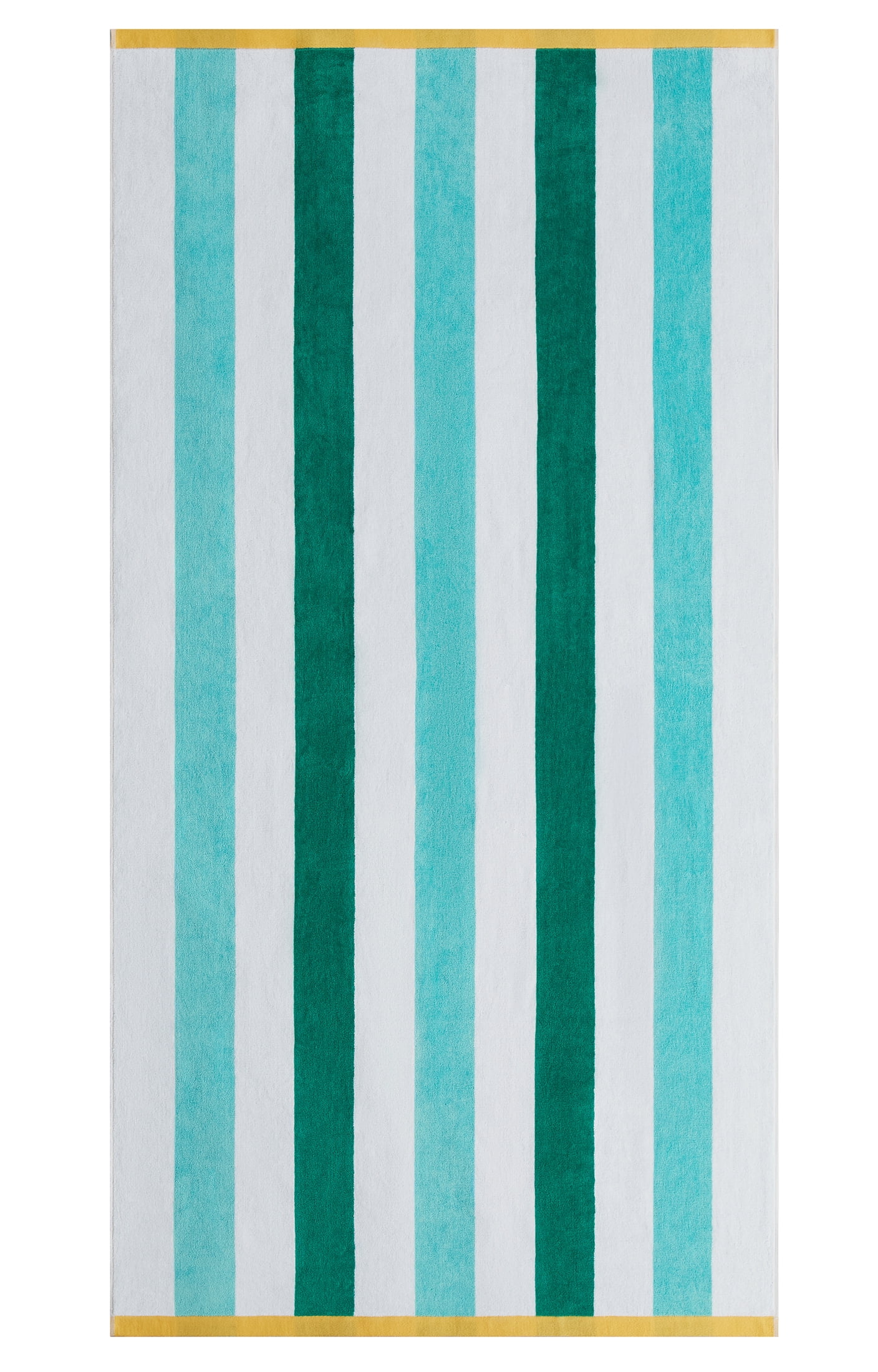 Better Homes & Gardens Cabana Stripe Oversized Beach Towel, 72" x 38", Green - Walmart.com