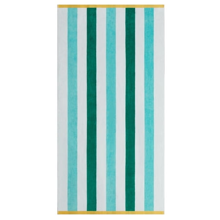 Better Homes & Gardens Beach Towel, Size 72" x 38", Green