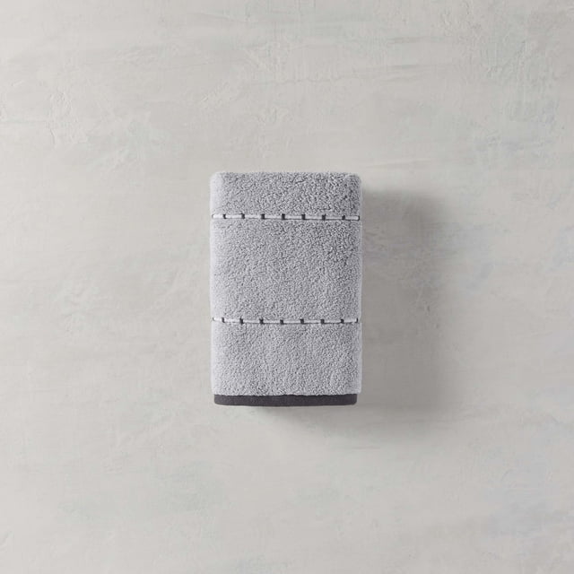 Better Homes & Gardens Caldwell Stripe Hand Towel, Silver