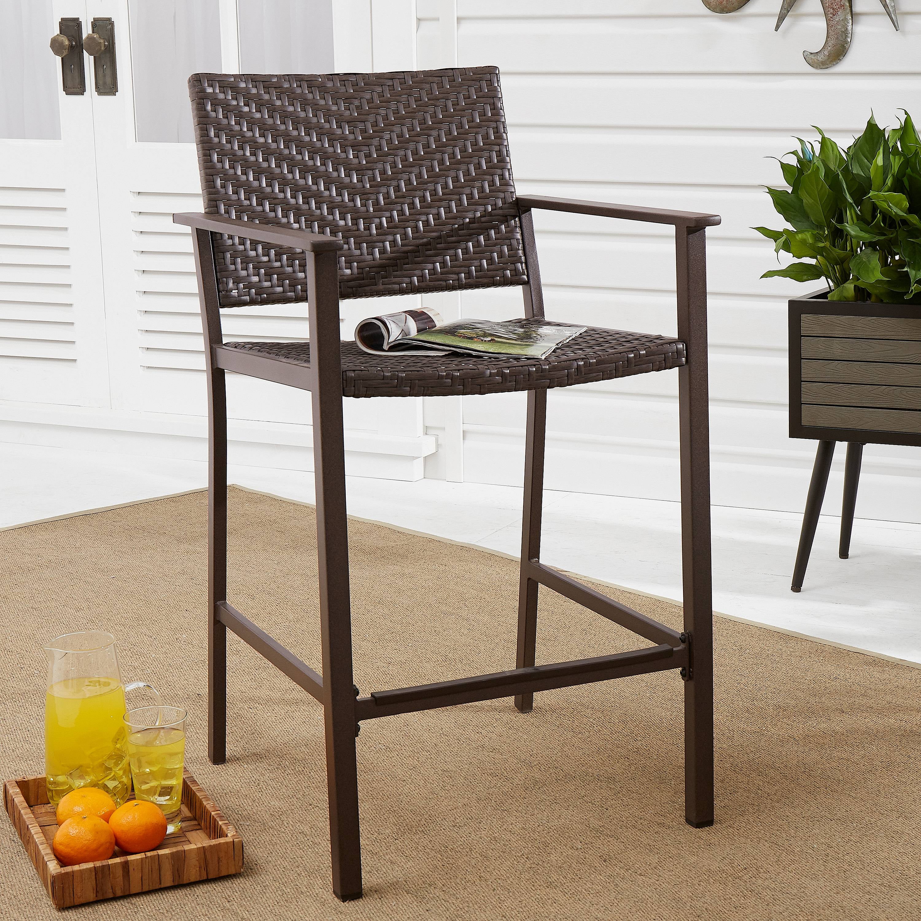 Better homes & gardens cameron park patio wicker bar chair deals