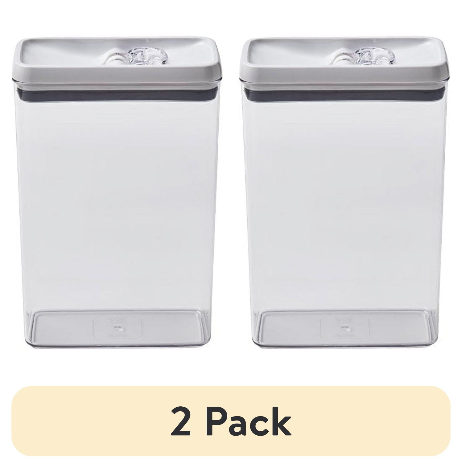 (2 pack) Better Homes & Gardens Canister - 17.3 Cup Flip-Tite® Rectangular Food Storage Container
