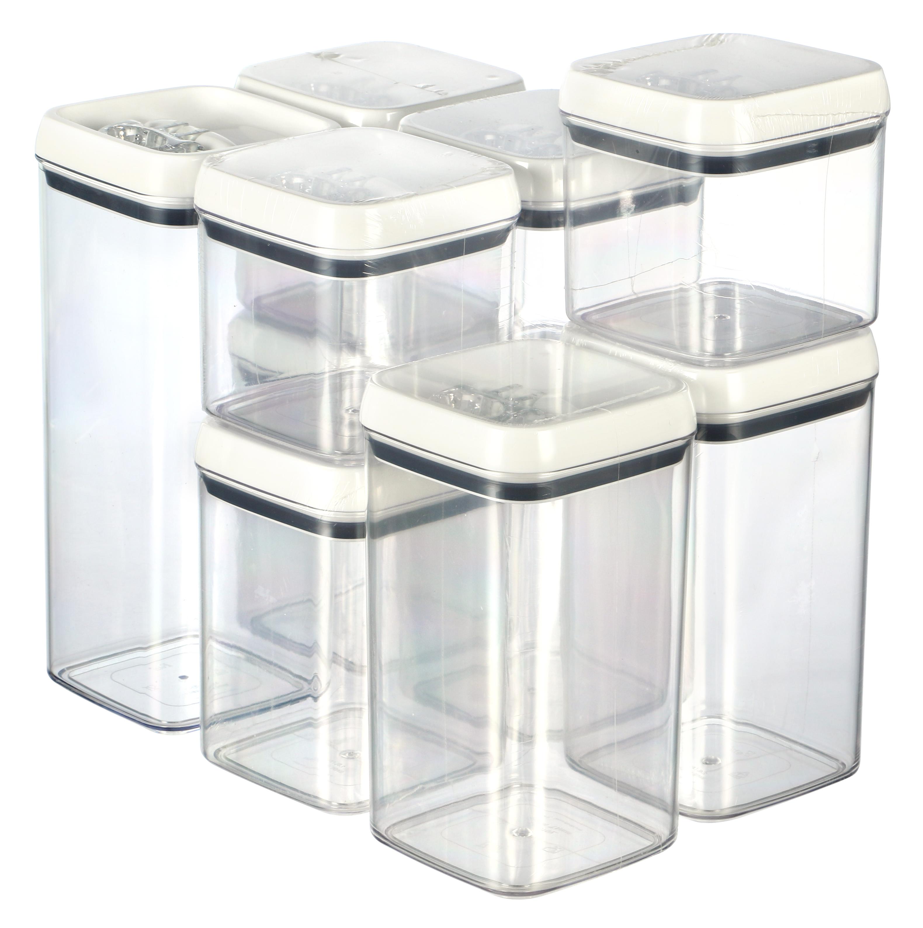 Better Homes & Gardens Canister Pack of 10 - Flip-Tite Food Storage Container Set with Scoop and Labels - image 1 of 6