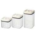 thumbnail image 1 of Better Homes & Gardens Canister Pack of 3, Flip-Tite® Square Food Storage Container Set, 1 of 10