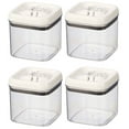 Better Homes & Gardens Canister Pack of 4 4.5 Cup FlipTite Square