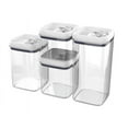 thumbnail interactive-video image 1 of Better Homes & Gardens Canister Pack of 4, Flip-Tite® Square Food Storage Container Set, 1 of 11