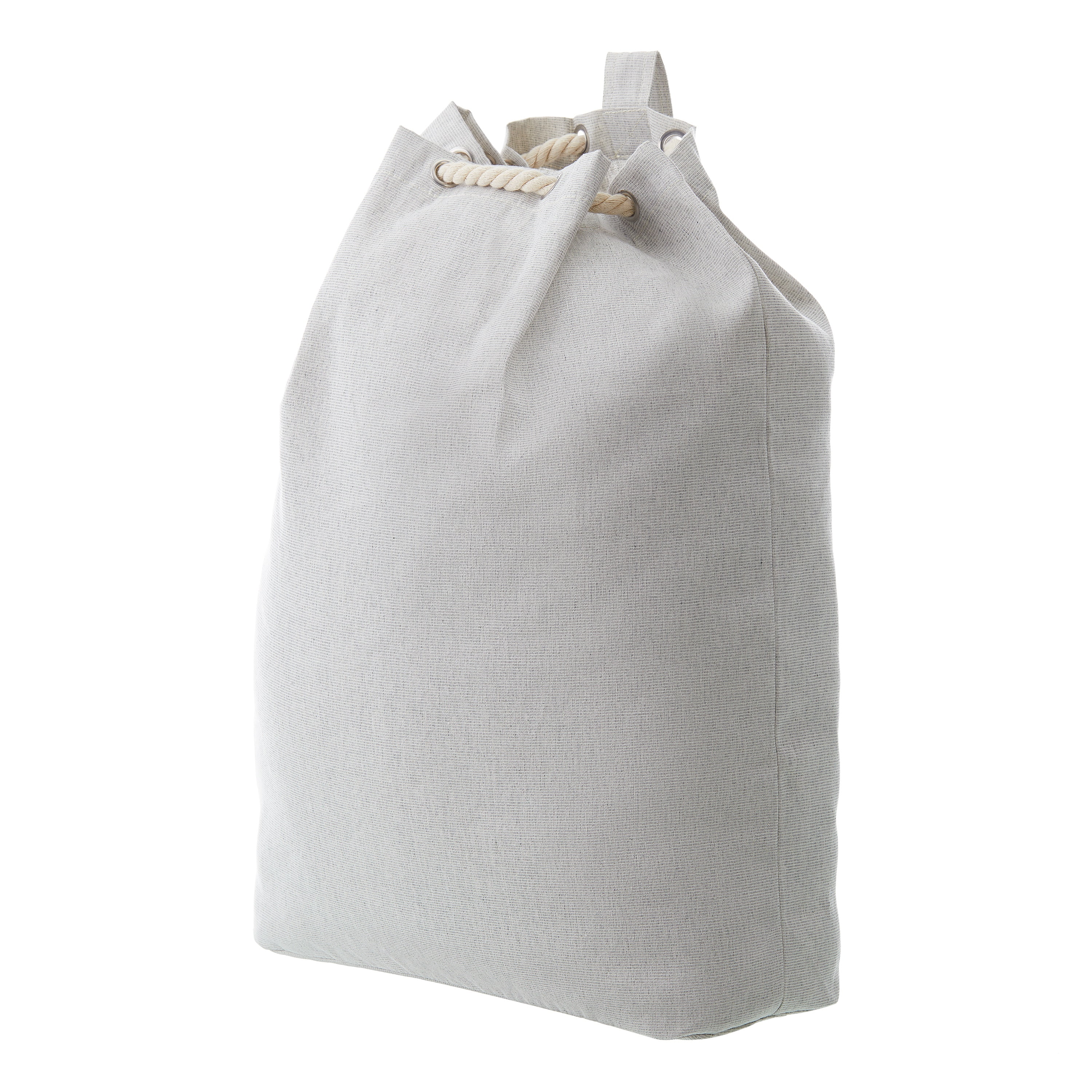 Mainstays Polyester & Cotton Laundry Bag - Gray - 1 Each