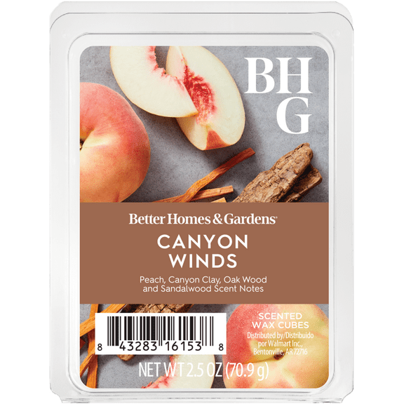 Canyon Winds Scented Wax Melts, Better Homes & Gardens, 2.5 oz