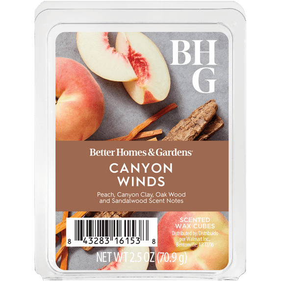Canyon Winds Scented Wax Melts, Better Homes & Gardens, 2.5 oz