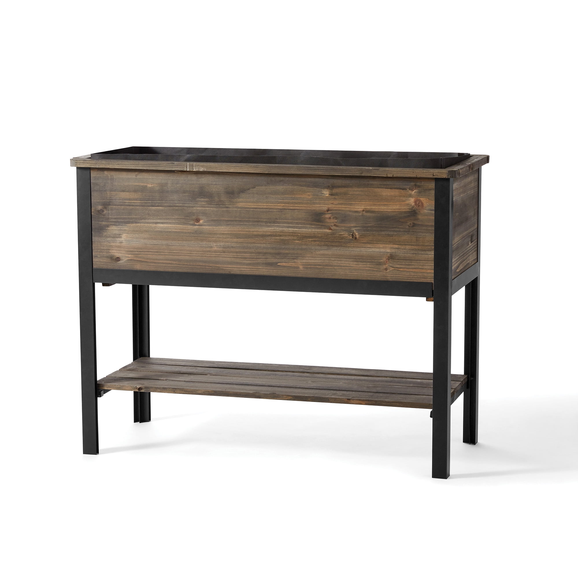 Better Homes & Gardens Cedar Raised Garden Bed, Legs and Shelf