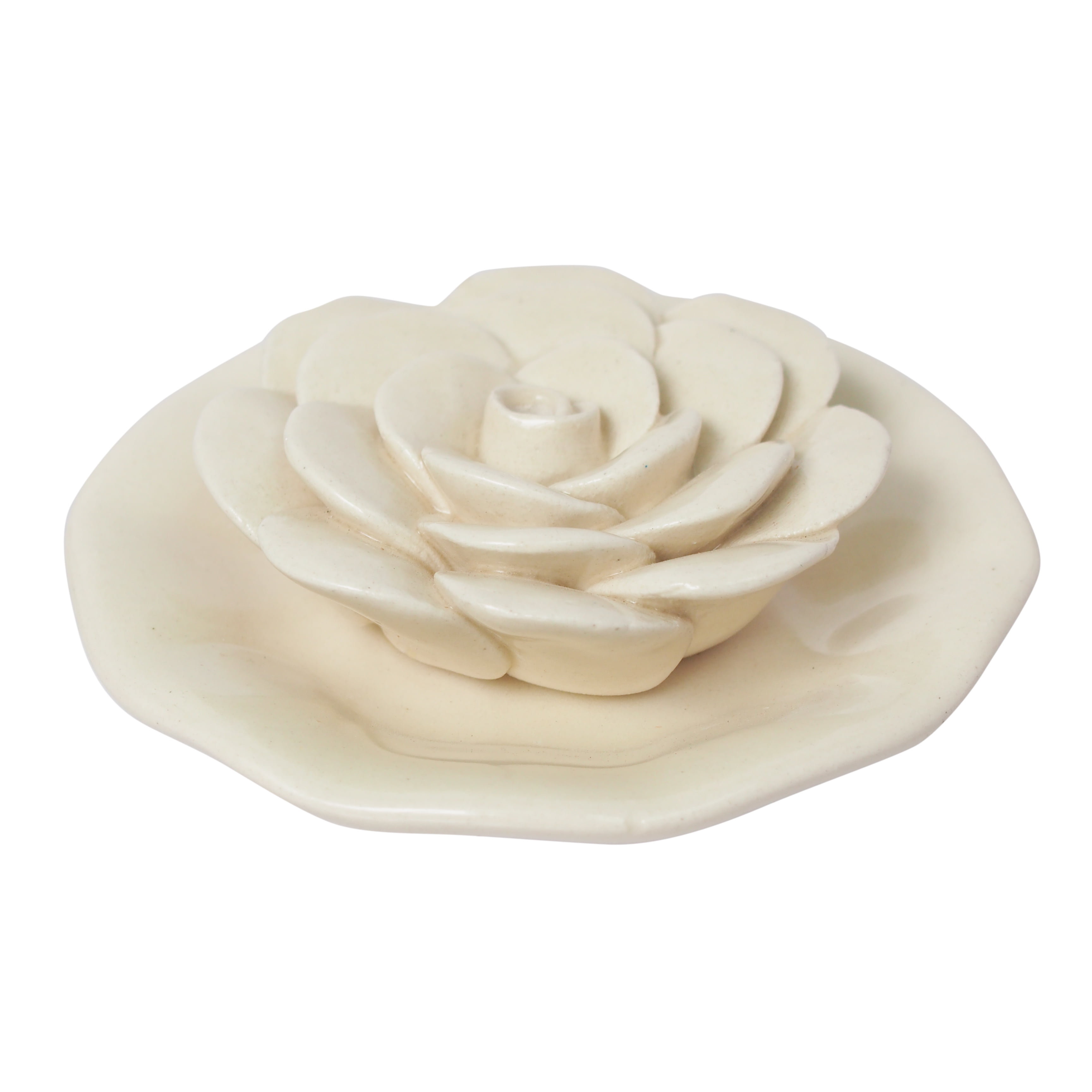 Better Homes & Gardens Ceramic Flower Incense Burner