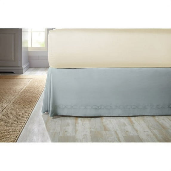Better Homes & Gardens Chain Stitch Loop Bed skirt, 1 Each