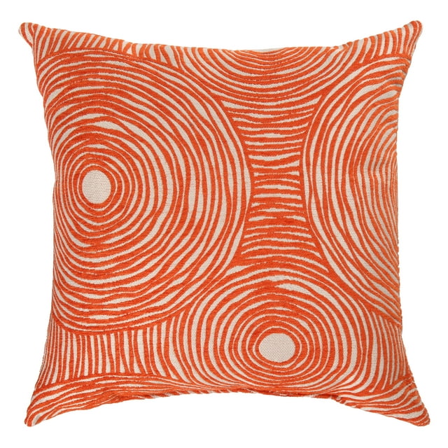 Better Homes & Gardens Chenille Swirls Decorative Throw Pillow, 18 inch x 18 inch