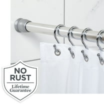 Better Homes & Gardens Chrome Easy Hang Rustproof Aluminum Extra Long Shower Curtain Rod, 50" - 86"