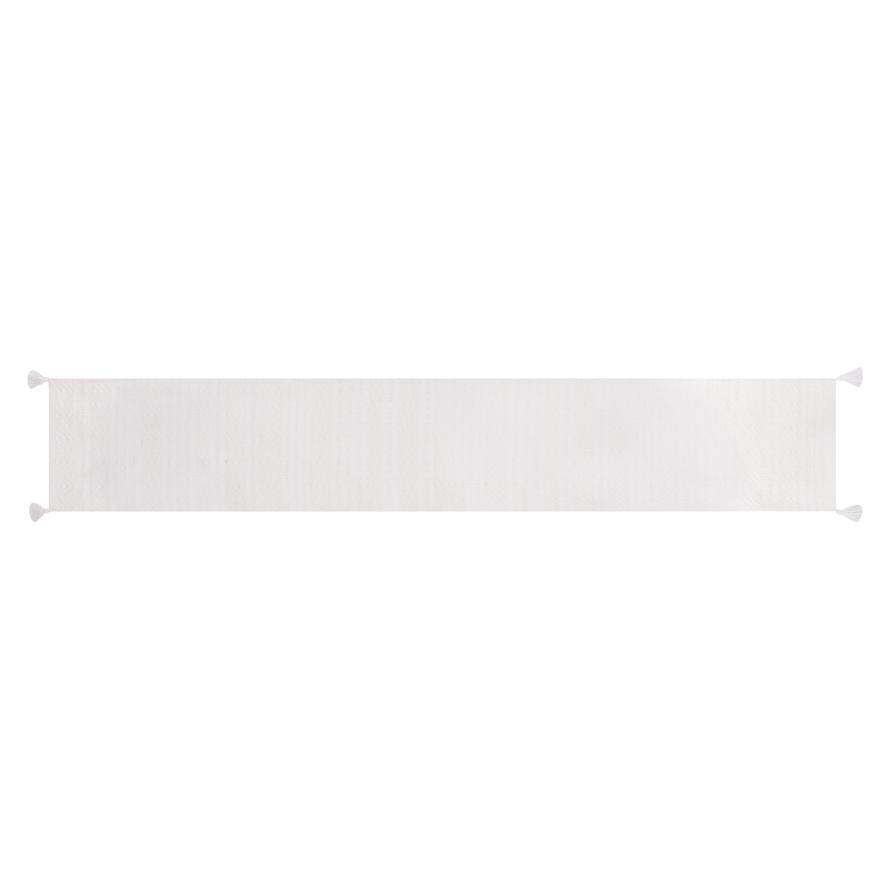 Better Homes & Gardens CHUNKY WH RNR - 14 x 90 - White - 100% Cotton