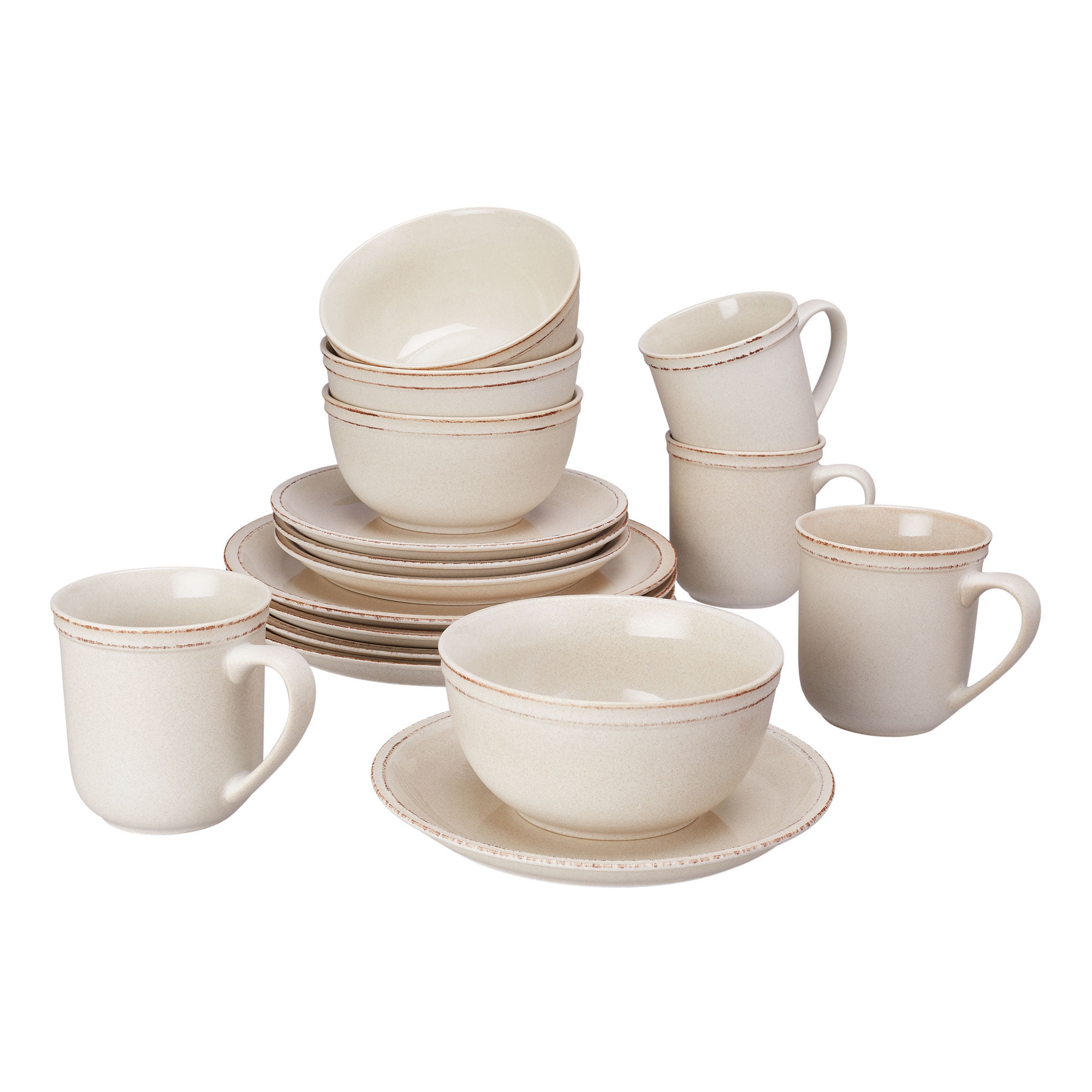 Buy Classic Cream 16 Piece Dinnerware Set at Ubuy Ghana