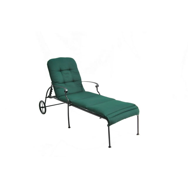 Better Homes & Gardens Clayton Court Multiple Positions Wicker Outdoor Chaise Lounge - Green