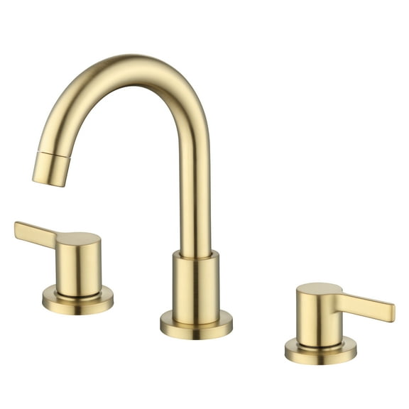 Better Homes & Gardens 8" Widespread Bathroom Faucet, Brushed Brass