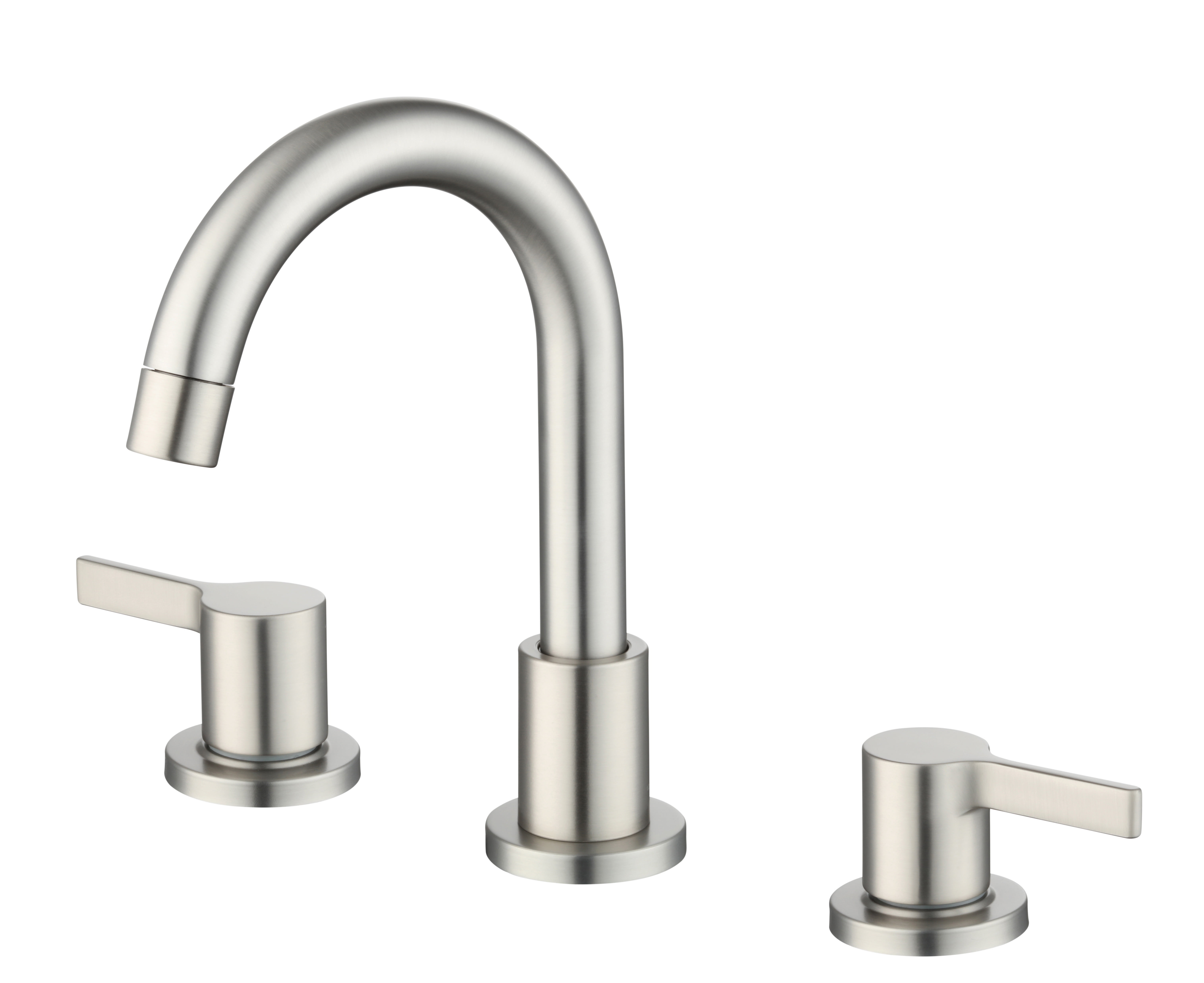 Better Homes & Gardens Clean Modern 8" Widespread Bathroom Faucet in Satin Nickel