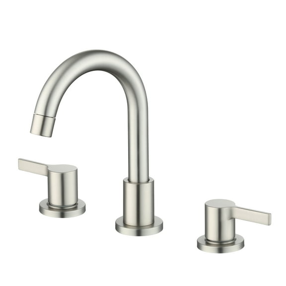 Better Homes & Gardens Clean Modern 8" Widespread Bathroom Faucet in Satin Nickel