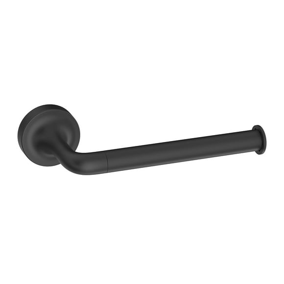 Better Homes & Gardens Clean Modern Style Wall Mount Toilet Paper Holder Matte Black Finish