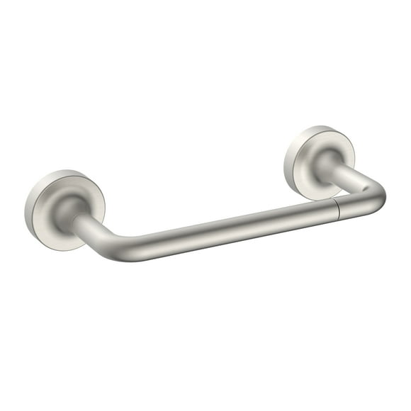 Better Homes & Gardens Clean Modern Style Wall Mount Toilet Paper Holder Satin Nickel Finish