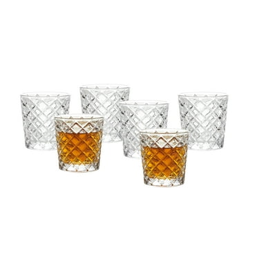 Better Homes & Gardens Clear Diamond-Cut Glass Shot Glass, 6 Pack