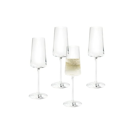 Better Homes & Gardens Clear Flared Champagne Flute 8 ounce, 4 Pack