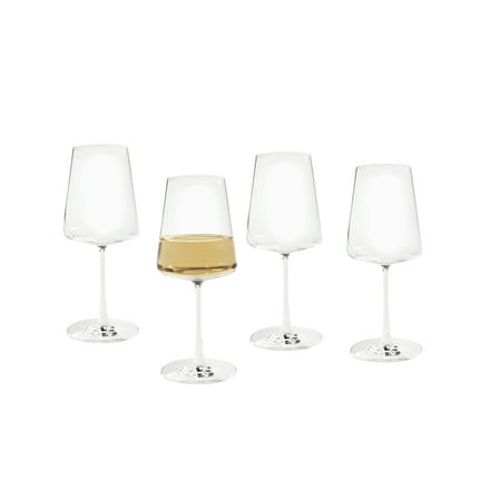 Better Homes & Gardens Clear Flared White Wine Glass with Stem 13 ounce, 4 Pack