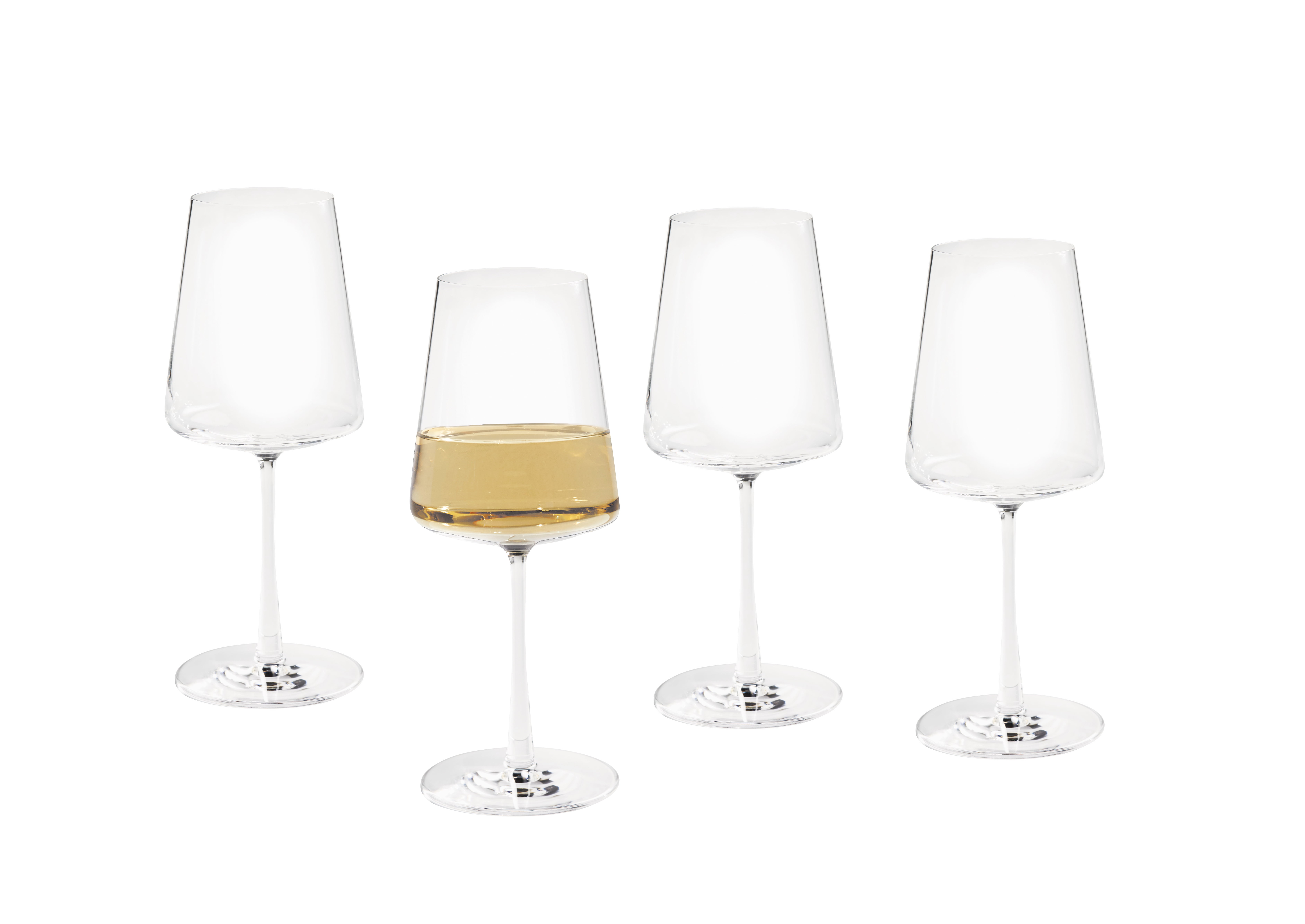 Better Homes & Gardens Clear Flared White Wine Glass with Stem 13 ounce, 4 Pack - Walmart.com