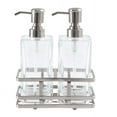 thumbnail image 1 of Better Homes & Gardens Clear Lotion Pump 2-Piece Set with Brushed Nickel Caddy, 1 of 5