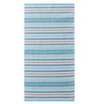 thumbnail interactive-video image 1 of Better Homes & Gardens Coastal Tropez Striped Blue & Gray Cotton-Blend Beach Towel, 1 of 7