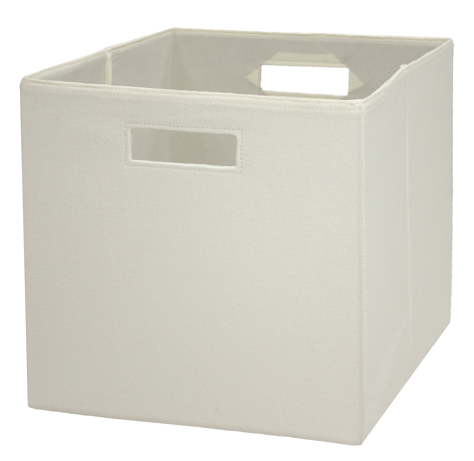 Better Homes & Gardens Collapsible Fabric Cube Storage Bin, Ivory