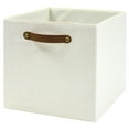 thumbnail image 1 of Better Homes & Gardens Collapsible Fabric Cube Storage Bin, Vanilla, 1 of 10
